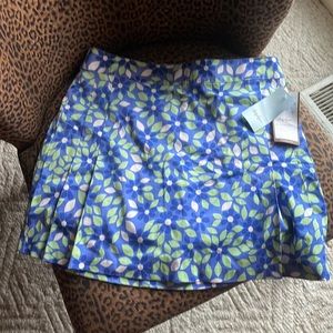 NWT Lady Hagen golf skort size 8 - blue green